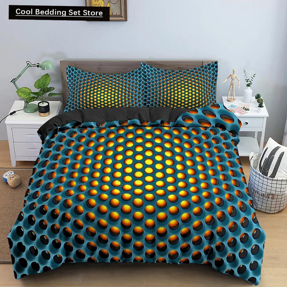 Комплект постельного белья Abstract Psychedelic Mystic, пододеяльник, наволочка, пододеяльник, двуспальная кровать размера King, молодежное одеяло из полиэстера