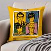 Britpop British Rock Band BBlur Cushion Cover Pillowcase Antidustmite Invisible Zipper Short Plush Sofa Cushion
