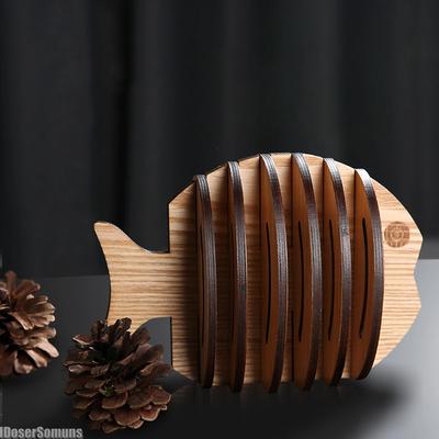 Деревянный изоляционный коврик Fishbone Mat Противоожоговый термостойкий обеденный коврик Подставка под чай Аксессуары для украшения кухни