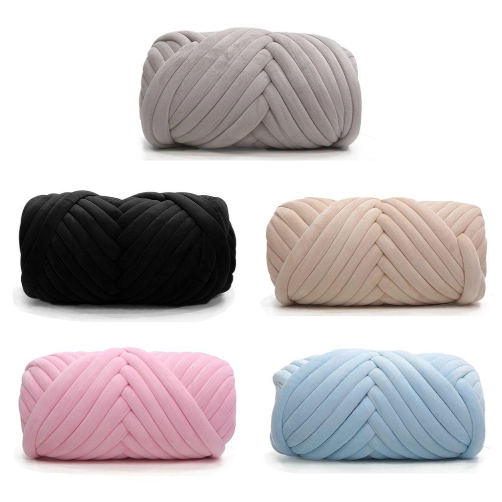 Basket Carpets For Bag Blanket Thick Velvet DIY Hand Knitting Woven Thread Crochet Yarn Yarn Ball