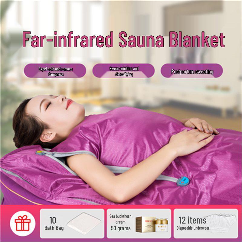 Xu Can Full Moon Home Sauna: Full Body Dehumidifying Sauna Box and Acid Expelling Blanket