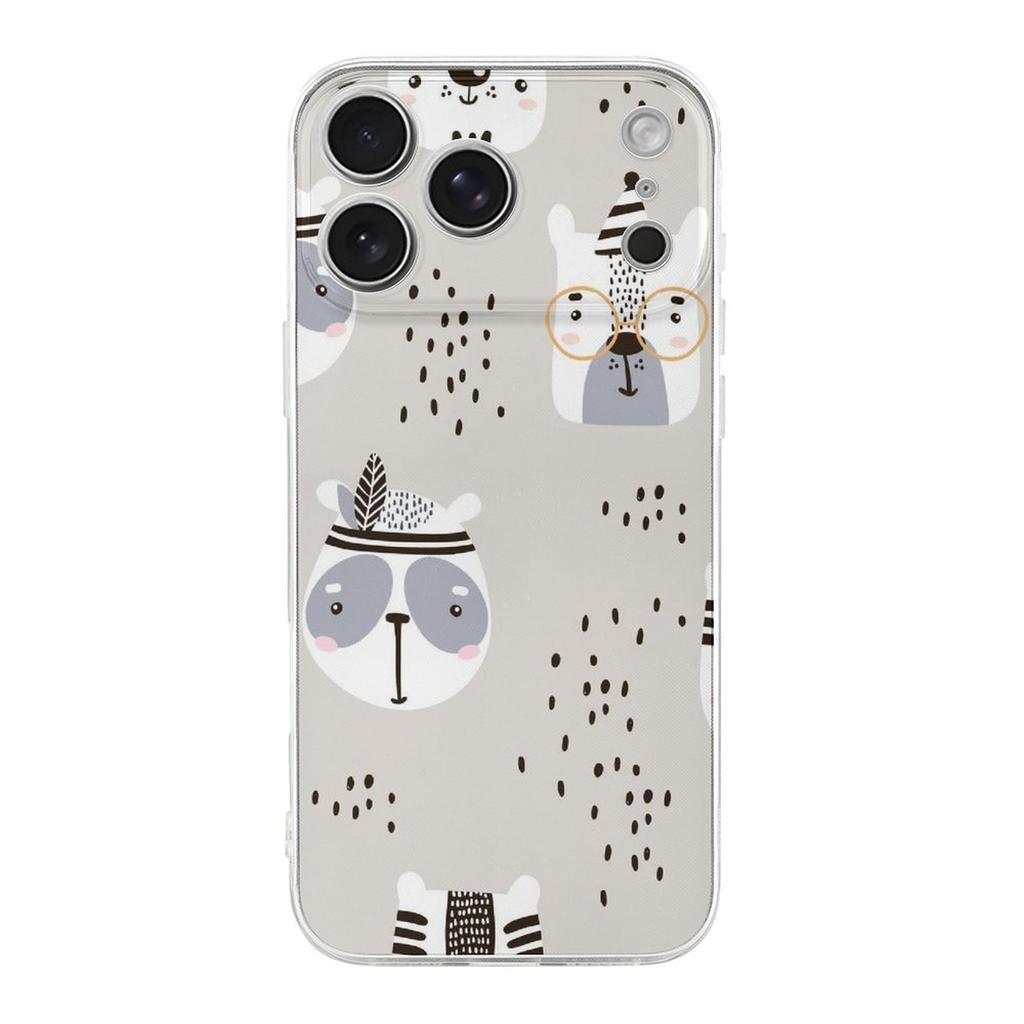 1 Pack For Iphone 17/17Air/17Pro/17ProMax Slim TPU Shock Absorption Clear Case With Camera Bezel, Scratch Guard And Soft Grip