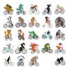 50pcs Cute Animal Bicycle Stickers for DIY Graffiti Journals and Tablets