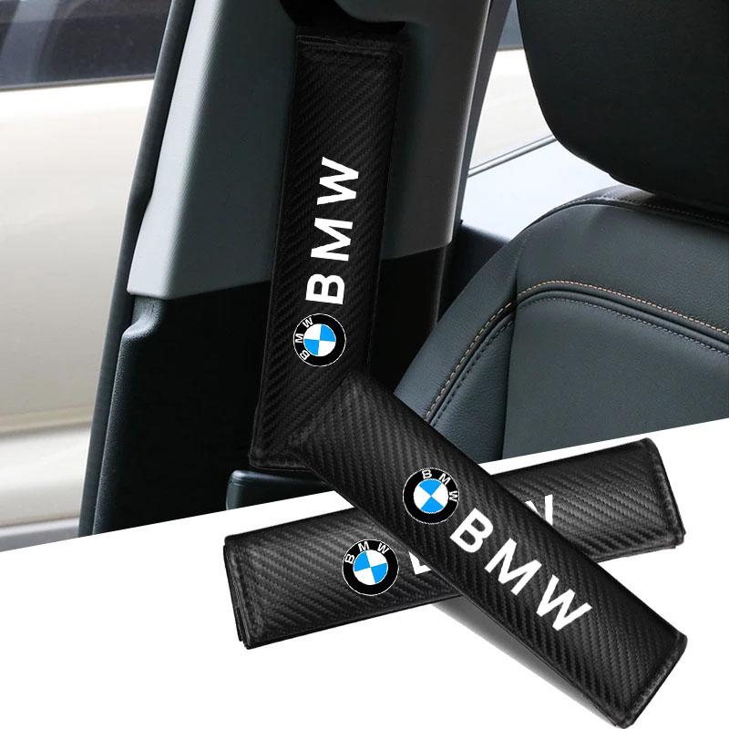 BBIU7 Car Seat Belt Shoulder Protector Cover Safety Belt Padding Pad For BMW M e46 e90 e60 f30 f10 e39 e36 g20 g30 f20 e87 Accessories