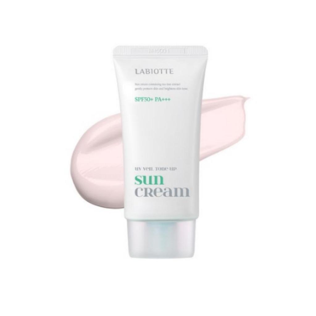 Labiotte UV Veil Pink Moisture Tone‑Up Sun Cream — 50 Ml (1 Unit)