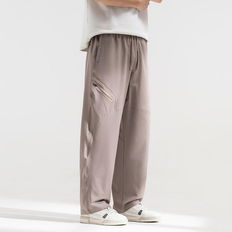 Lightweight and breathable summer men's straight leg pants for outdoor use