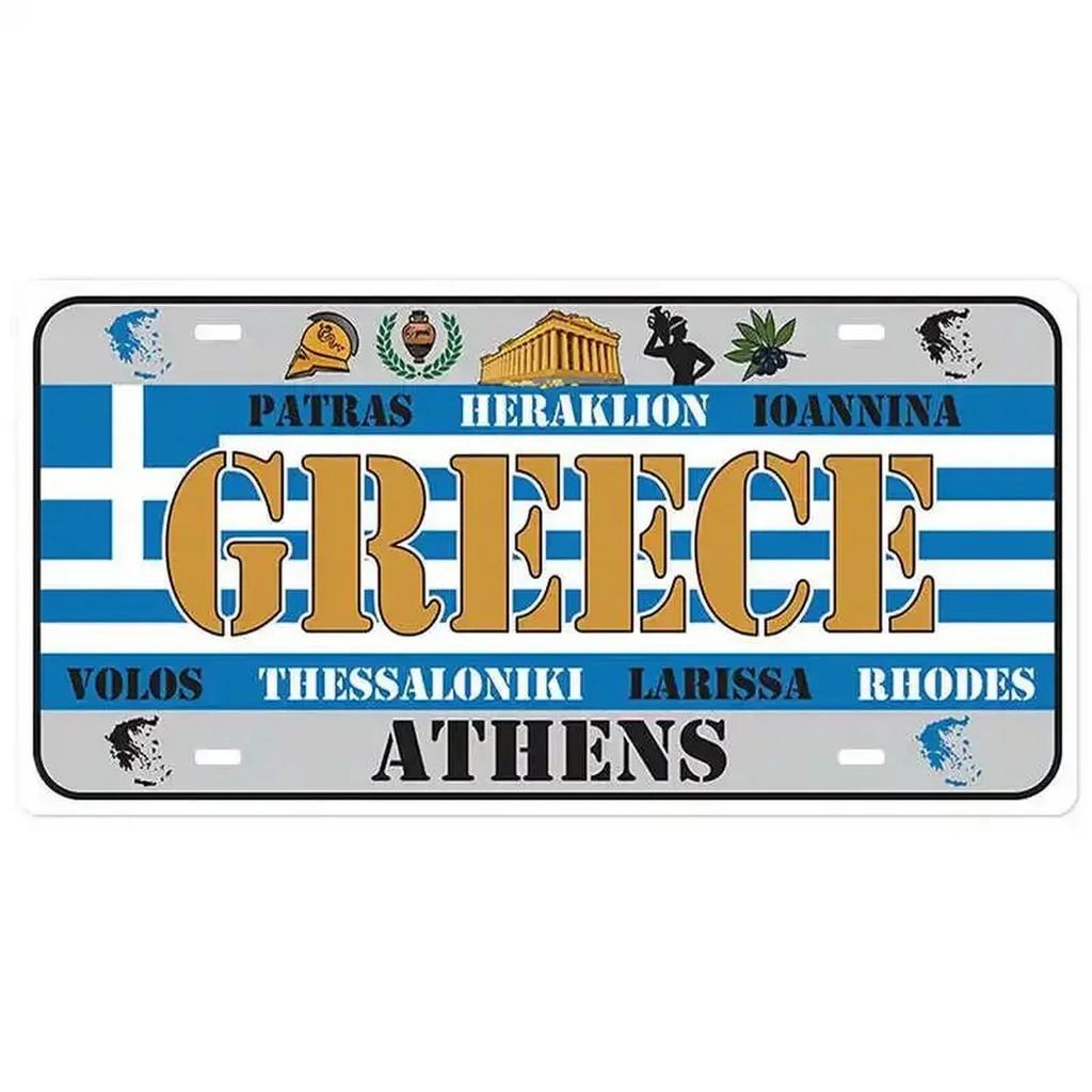 Spain License Plates for Wall Art Decoration Metal Tin Signs Vintage Tags Metal Automotive Signs For Cafe Bar Club Garage Pubs