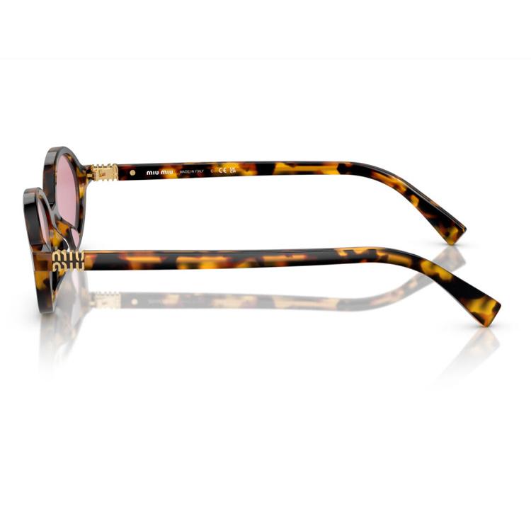 Miu Miu Printed Acetate Oval Sunglasses Women sunglasses Tortoiseshell 0MU04ZSVAU50D