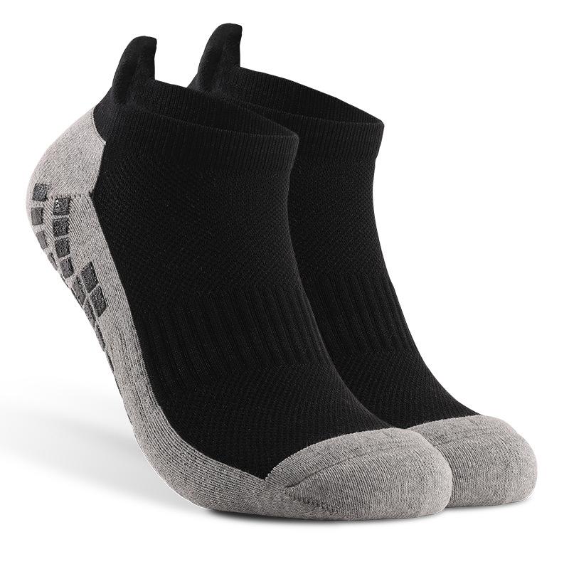 Thickened Towel Bottom Football Socks Non-Slip Short Tube Ankle Boat Socks Sweat-Absorbing And Wear-Resistant Training Socks