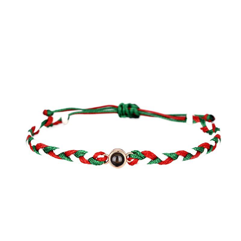 Многоязычные проекционные фото-браслеты для пар - Мужская и женская Новогодняя коллекция