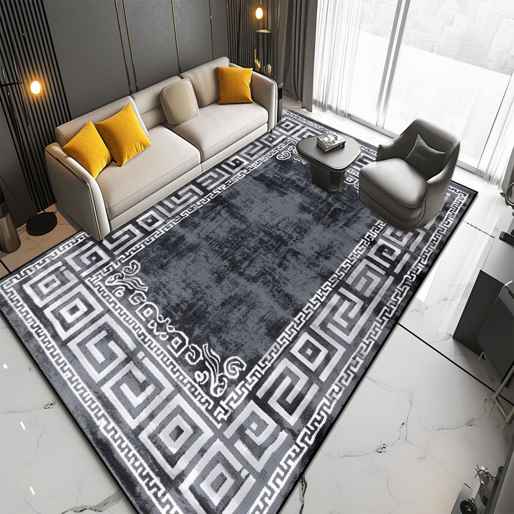 Ковры в новом скандинавском стиле для гостиной, серый, фиолетовый, современный декор комнаты, большой ковер для дома, нескользящий коврик для входной двери, тапете для спальни