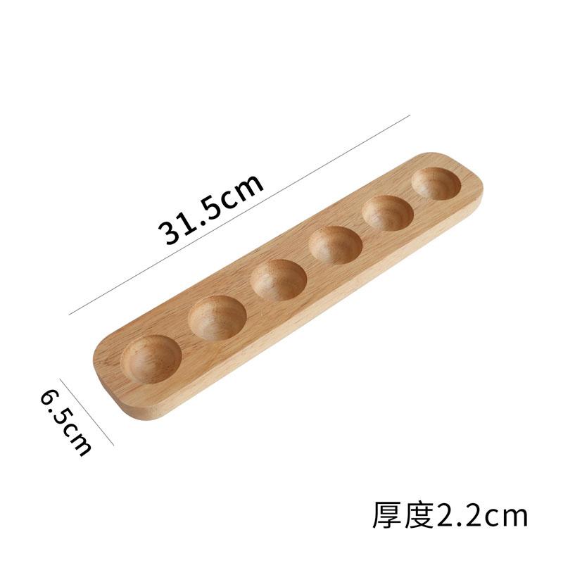 Simplicity Creative Solid Wood Storage Tray Home Egg Storage Lot Storage Rack Kitchen Холодильник Egg Storages Container