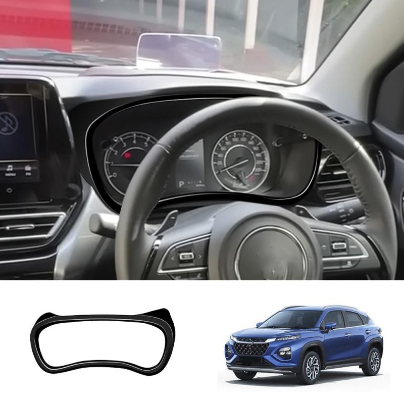 Для Suzuki Fronx WDB3S WEB3S 2025 2026 Аксессуары для интерьера ABS Углепластик Декоративная накладка на приборную панель и экран приборов