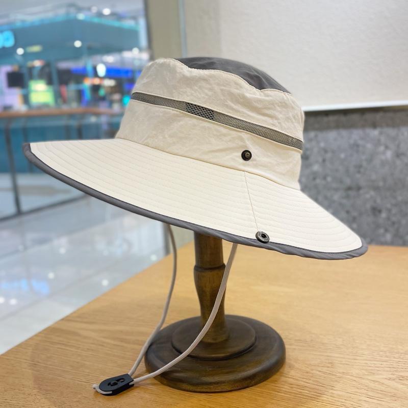 Fisherman'S Hat Fashionable And Versatile Sunscreen Mountaineering Hat Adjustable Breathable Waterproof Outdoor Camping Hat