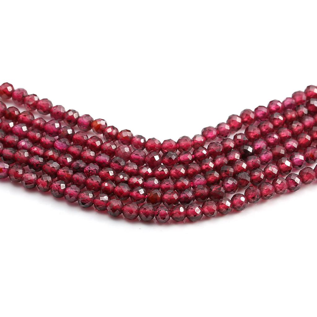 Природный камень, гранат, пробойник, свободные бусины, подвески, драгоценный камень для ожерелья «сделай сам», браслет, ремесленные украшения