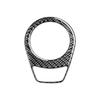 Real Carbon Fiber Console Multimedia Knob Cover Trim For BMW 3 Series E90 05-12
