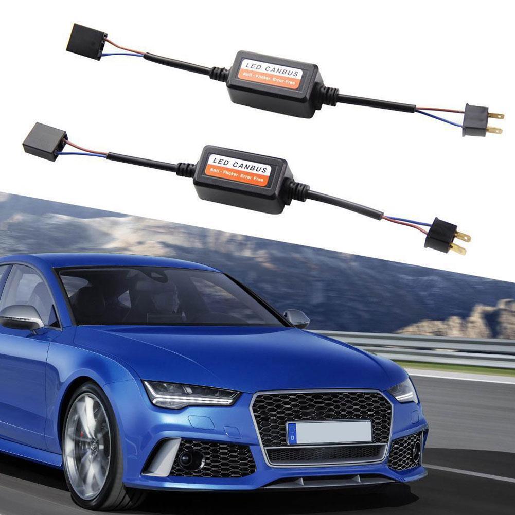 2 шт. H1 H3 H4 H7 H9 H11 светодиодный адаптер Canbus декодер антимерцающий жгут лампы резистор предупреждение об ошибке подавитель