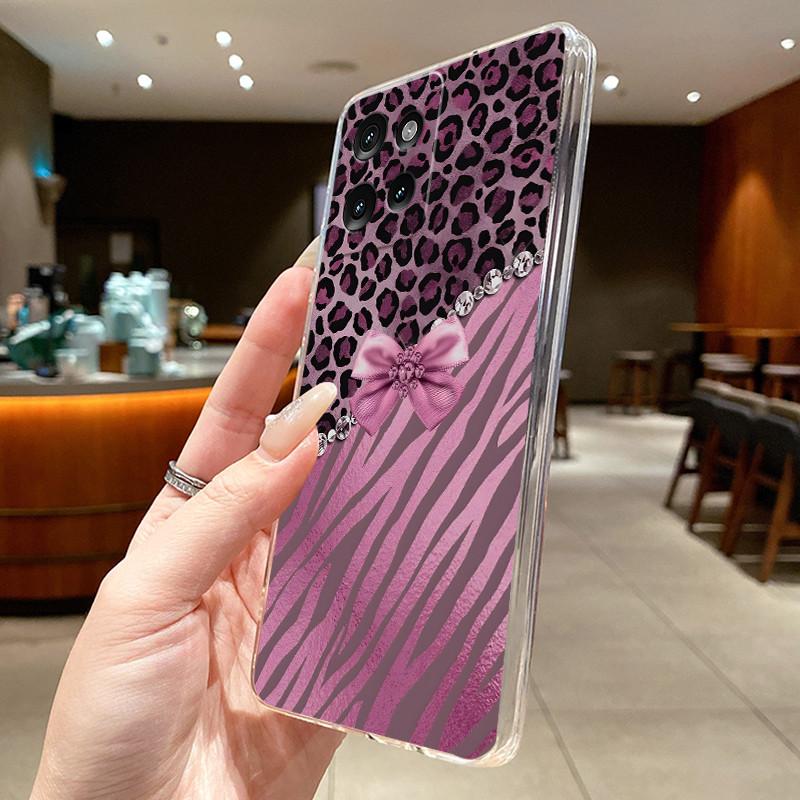 Case For Motorola Edge 50/Edge50 Neo/Moto S50/Edge 50 Pro Capa Flower Butterfly Protective Shell Soft Silicone TPU Phone Cover