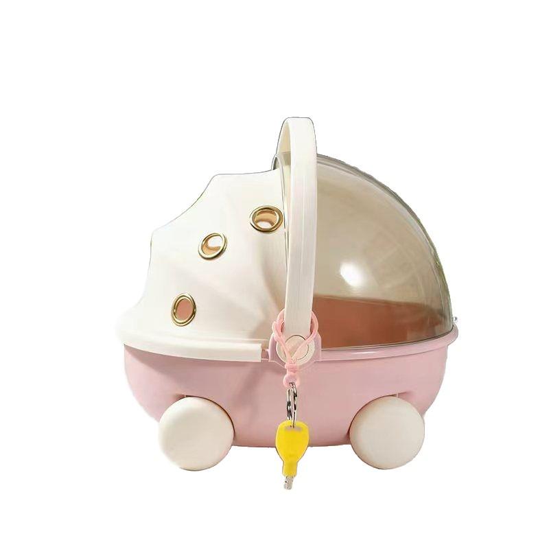 Дышащая переноска для животных Кот Кролик: Милая, безопасная от побега переносная клетка для ежей, сахарных поссумов, белок и хомяков