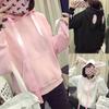 Fashion Women Rabbit Ears Top Hoodie Long Sleeve Blouse Loose Sweatshirt