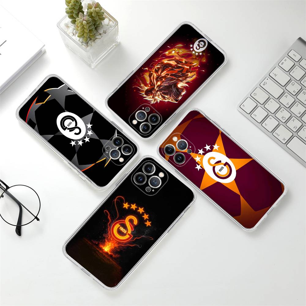 Футбольная команда Галатасарай Чехол для телефона для IPhone 17 16 15 14 13 12 11 Pro Max Plus Мягкий чехол Персонализированный Сделай сам