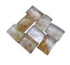 Rectangle Golden Rutile Cabochons: Square Shape Gemstones, Jewelry Stones