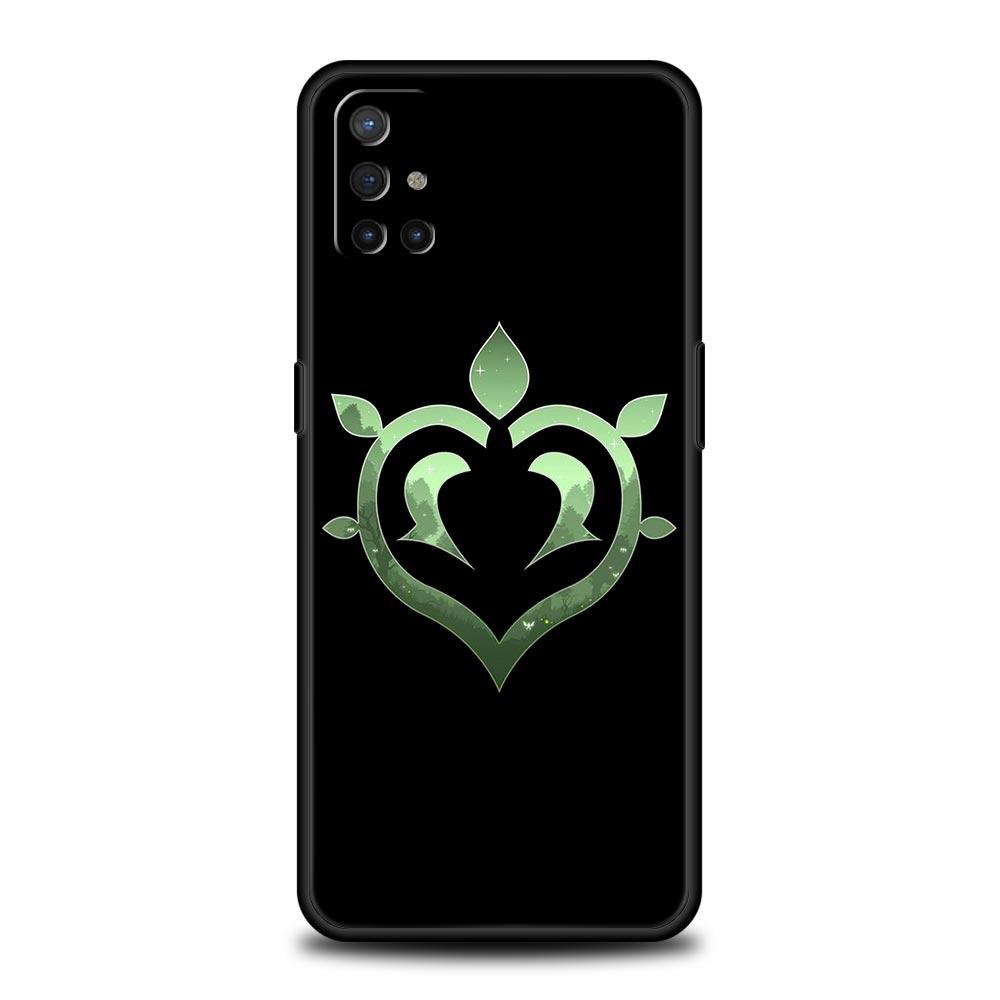 Милый логотип Genshin impact для OnePlus 9 8 7 7T 10 Pro, чехол для Oneplus 9RT 9R 8T Z Nord 2 N100 N200 N10 CE 5G, черный чехол