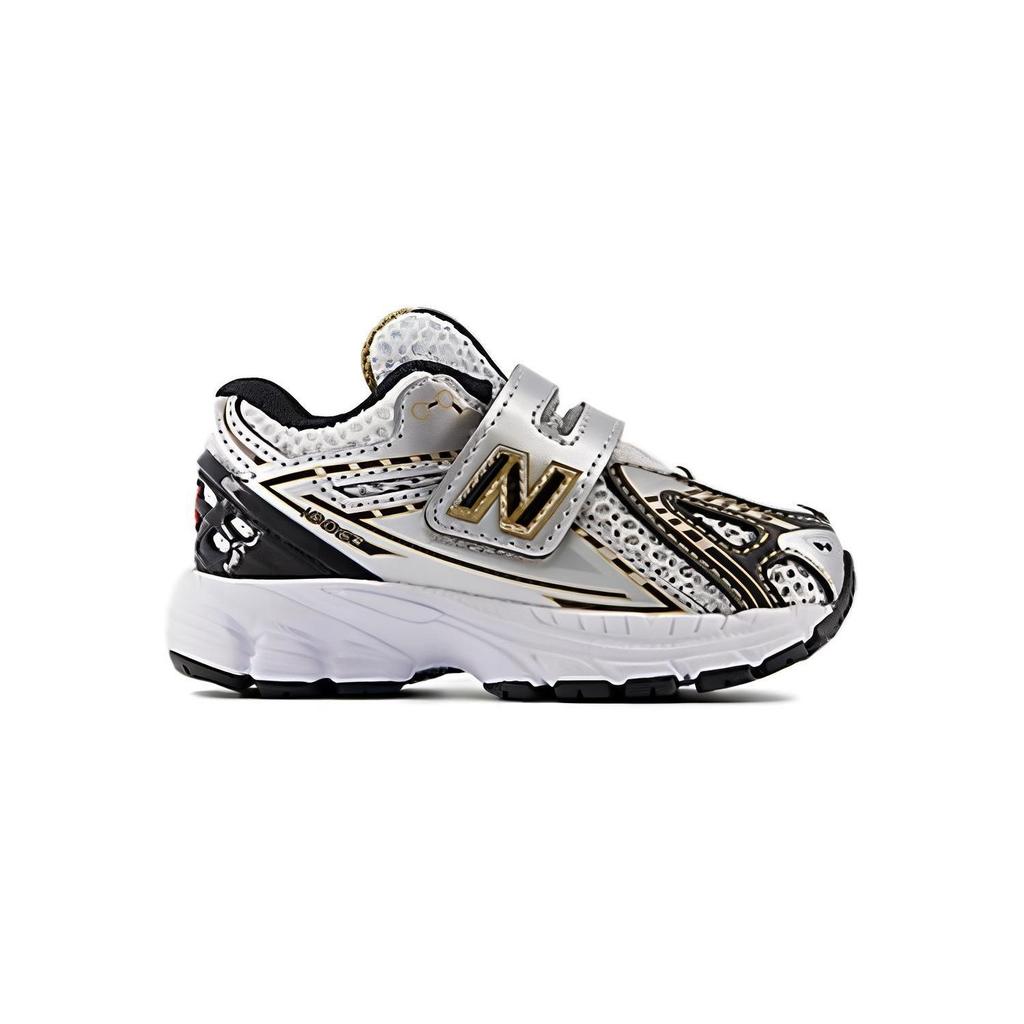 New Balance 1906 Hook And Loop Cushioning Durable Low Top Walking Shoes Baby Shoes Gold Silver IV1906RA