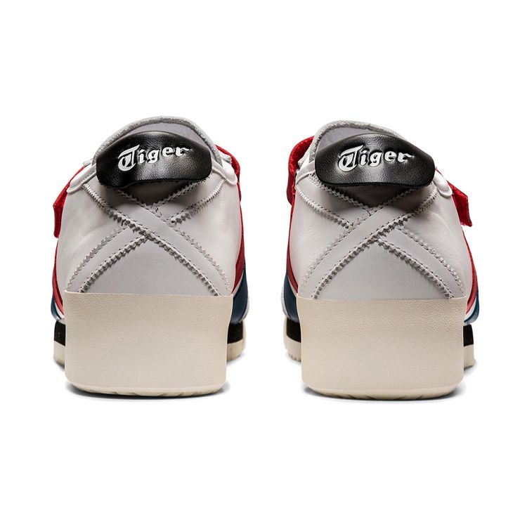 ONITSUKA TIGER Мужские кроссовки Mexico 66 SD PF Белые с классическим красным, низкие, на липучке 1183B671-101