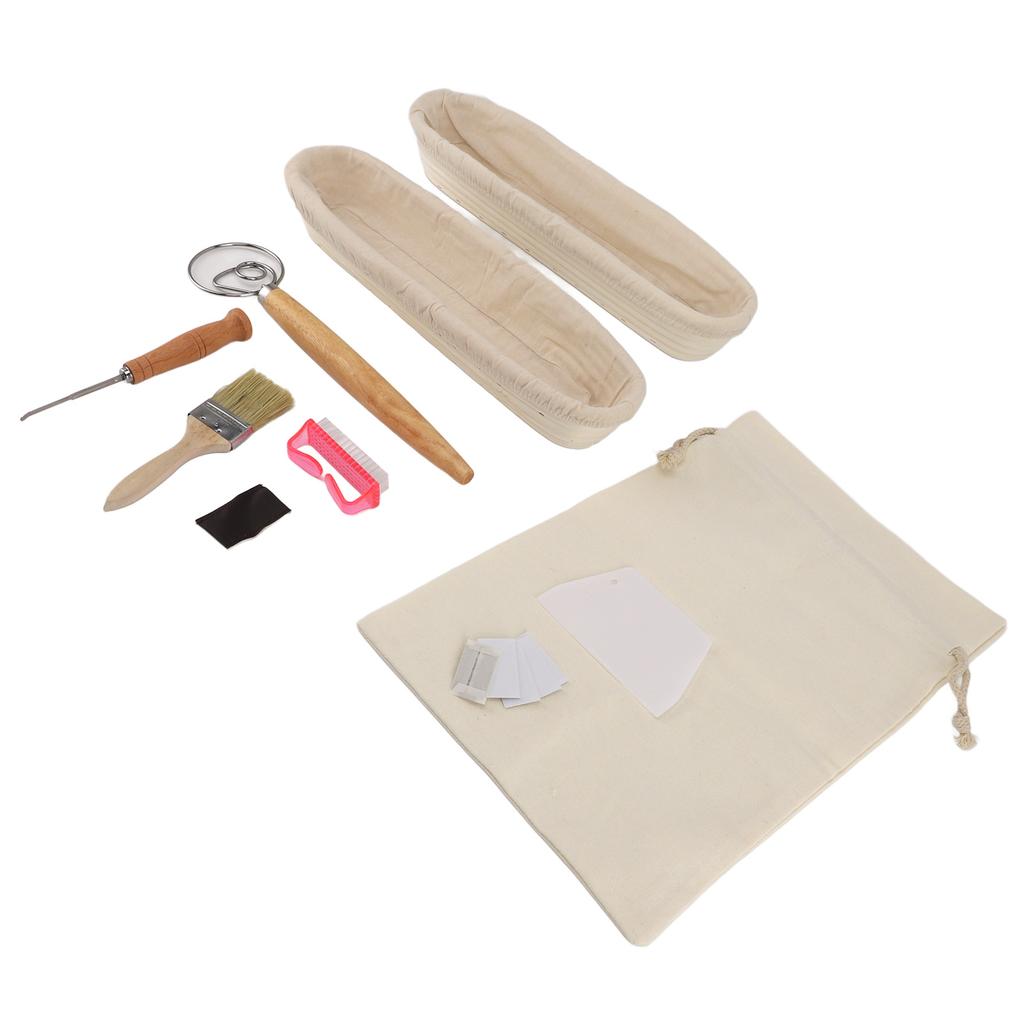 2шт корзинки для расстойки хлеба прочные ротанговые способствуют брожению теста универсальные для различных видов хлеба