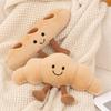 Cute Cute Baguette Plush Doll Horn Pendant French Dessert Doll Bag Keychain Pendant Bread