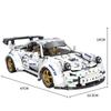 1:8 Technical Widebody Super Race Car 10295 Building Blocks City Speed Sport Vehicle Bricks MOC Assemble Toys For Boys Kid Gifts