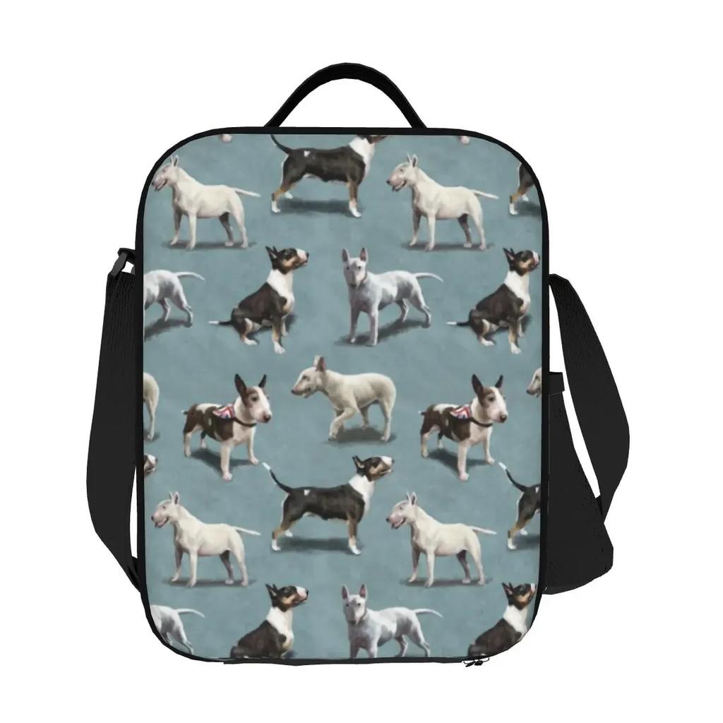 Бультерьер Собака Портативные Ланч-боксы для Водонепроницаемый Охладитель Для Животных Термосумка Для Обеда Школьники Дети Студенты