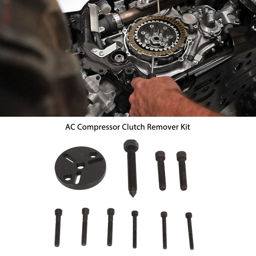 Multiple Thread Sizes AC Clutch Removal Tool AC Pump Head Remover AC Compressor Repair