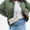 COACH Tabby 20 brand classic logo coated canvas and calfskin hand-held crossbody shoulder bag small size women's white