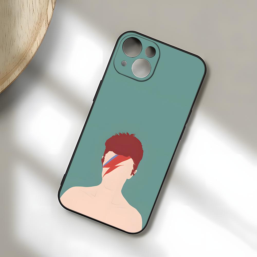 Чехол для телефона Singer D-David Bowie для IPhone 17 Pro Max 15 Pro 16 14 Plus 12 13 Mini 11 Pro Ударопрочный Мягкий Чехол