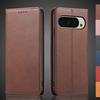 Magnetic Attraction Leather Case for Google Pixel 9 Pro Pixel9 9Pro Holster Flip Cover Case Wallet Phone Bags Capa Fundas Coque