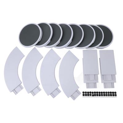 Поворотный лоток с вращением на 360 градусов, многофункциональный многоразовый портативный вращающийся лоток для хранения продуктов