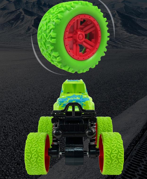 Children's Educational Toys Engineering Car Model Boy Inertial Four-wheel Drive Off-road Vehicle Car -8 Pieces