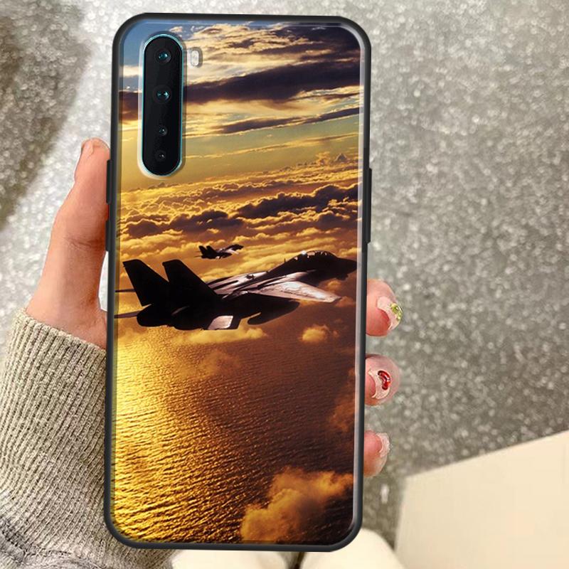 Чехол-истребитель F14 Tomcat для OnePlus 13T 10T 8T 10 Pro 15 13 12 11 15R 13R 12R Nord CE 5 2 3 4 Lite N20 N30 Чехол
