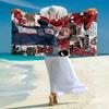 1pc Football Stars Celebration Microfiber Quick Dry Beach Towel Absorbent Soft Oversized Sand Free Towel for Travel Pool Gym Swimming Yoga 20a113