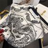 Роскошный шарф-бандана с принтом пейсли, легкий, мягкий, атласный, стильный, универсальный, шейный платок для женщин, повязки для волос, платок на голову