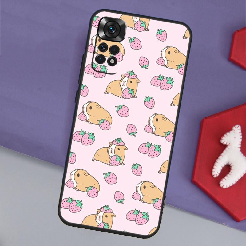 Забавный чехол с рисунком морской свинки для Xiaomi Redmi Note 14 13 12 Pro 11 9 10 9S 10S 11S 12S Redmi 14C 10C 12C 13C