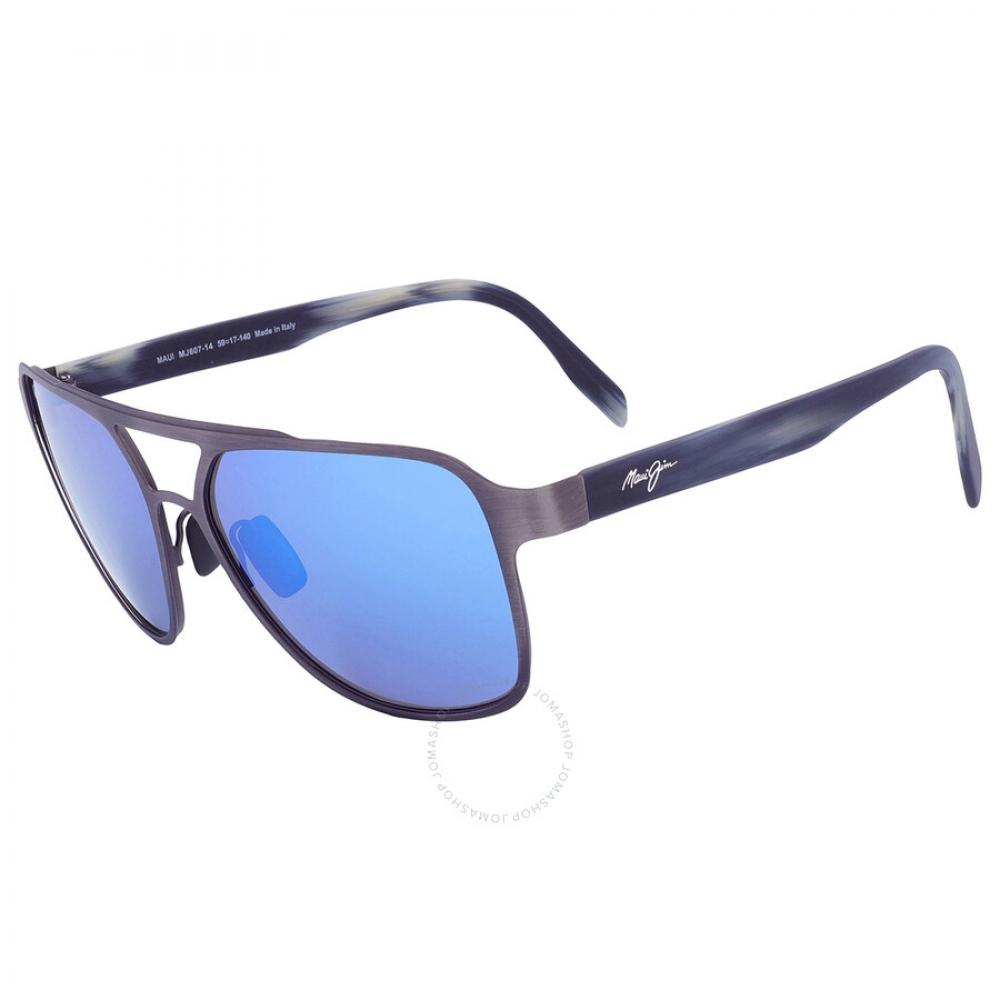 Maui Jim 2nd Reef Blue Hawaii Navigator Men S SunglaSSeS B607 14 59