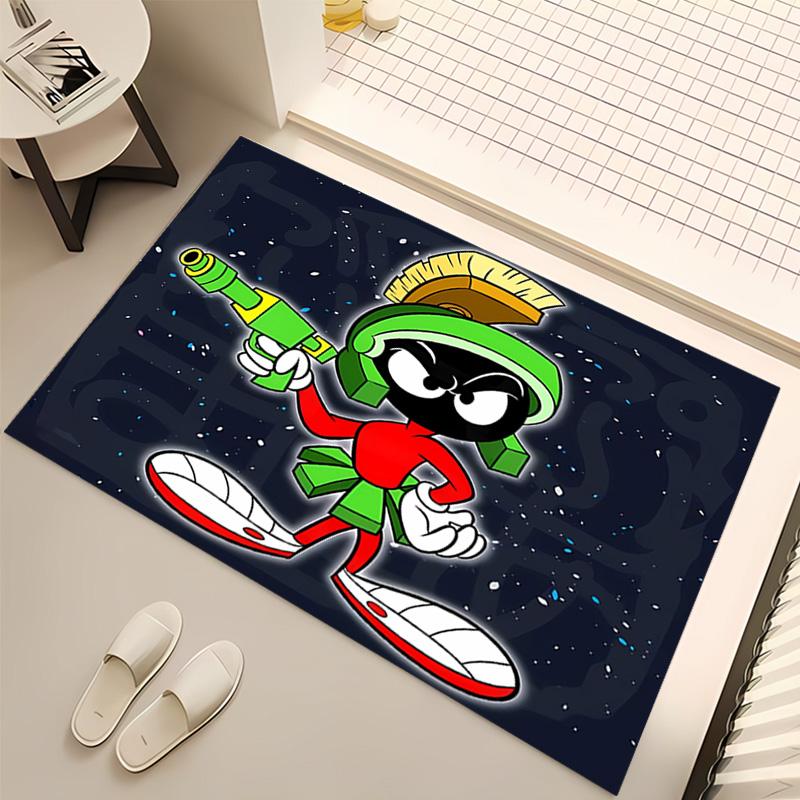 1pc Marvin the Martian Print Area Rug - Soft, Washable Non-Slip Indoor Mat, Living Room, Home Office Decorative Rug,Office Decorative