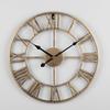 European Iron Silent Wall Clock – Creative, Decorative Digital Clock for Living Room