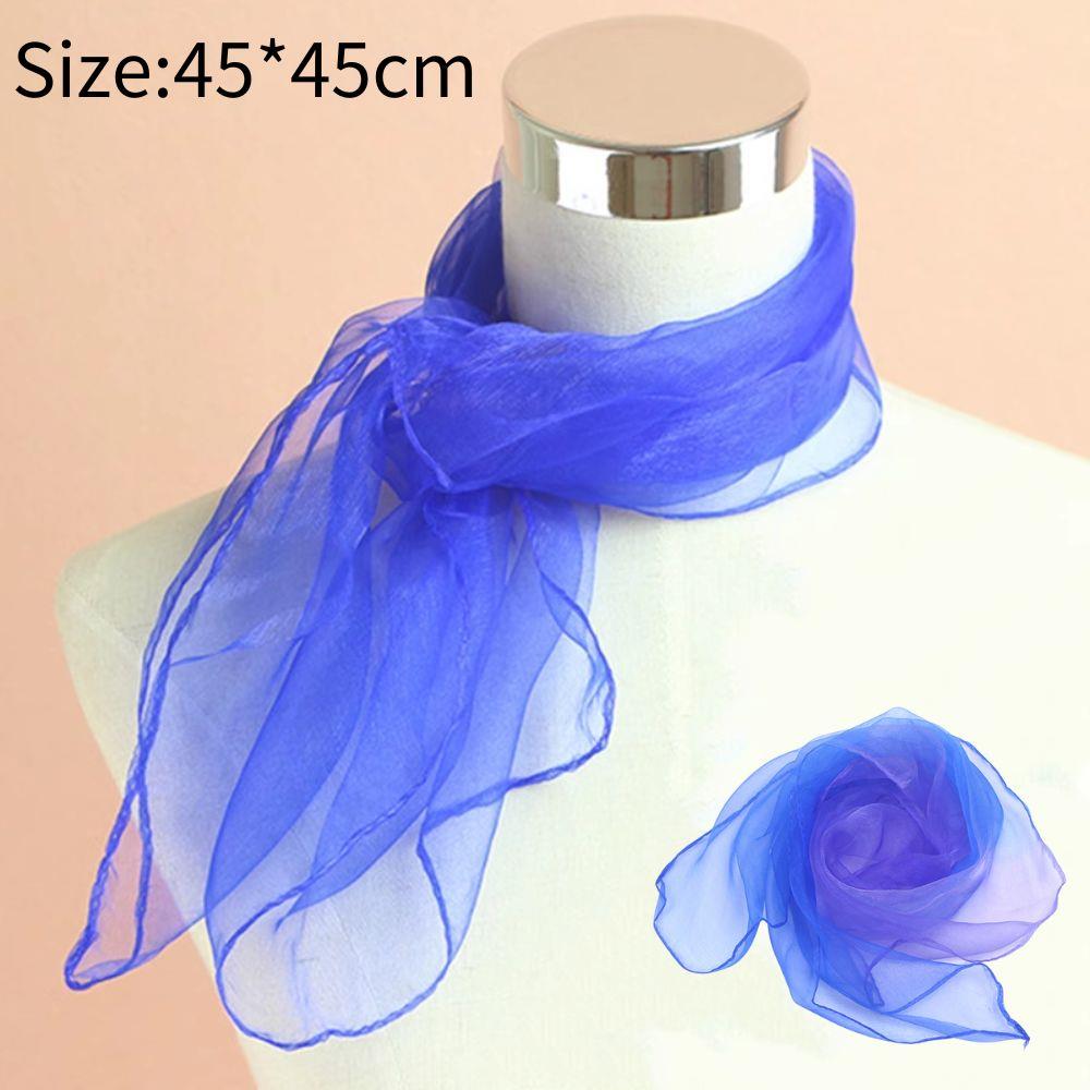 French Lace Triangle Scarf Embroidered Floral Design Women's Headscarf Hairband Sweet Summer Headwear Spring Shawl for Women