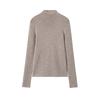 Autumn and winter cashmere bottoming shirt wool knitted semi-turtleneck pullover knitted sweater for women