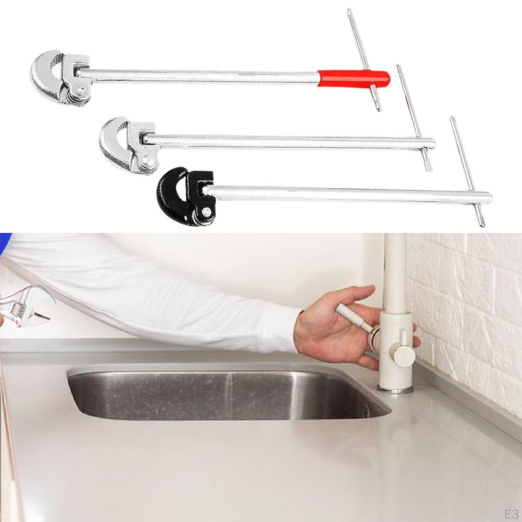 Ключ для раковины ручной инструмент ремонт раковины портативный компактный гаечный ключ для крана для кухни ванной комнаты