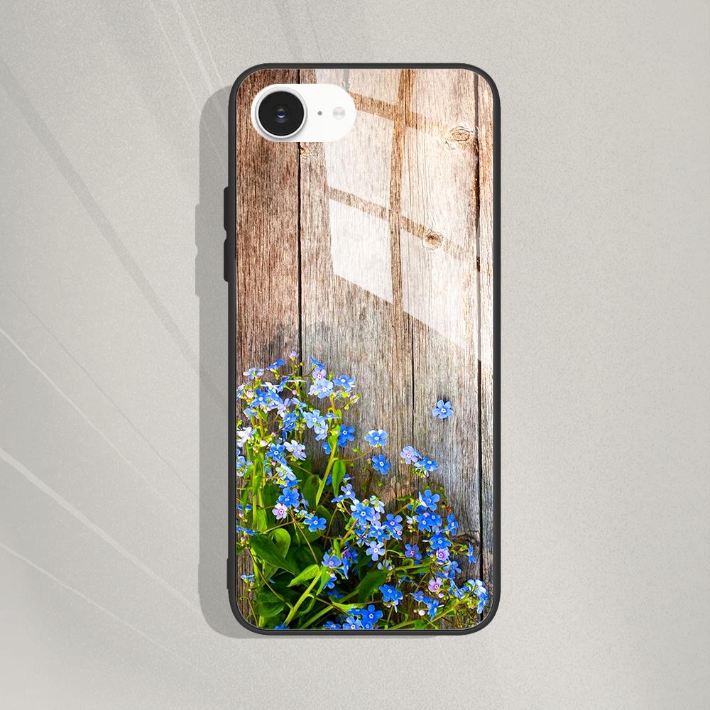 For iPhone 16e Case Printed Cartoon Tempered Glass Case Phone Back Cover For iPhone 16E 2025 Phone Cases 16 E Fundas Bags Bumper